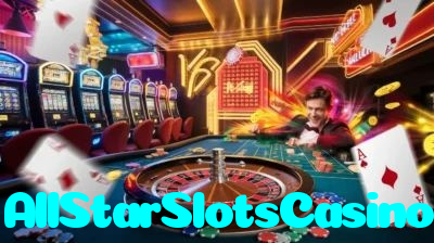 AllStarSlotsCasino casino presented on mobile device in Pakistan with slots and live games